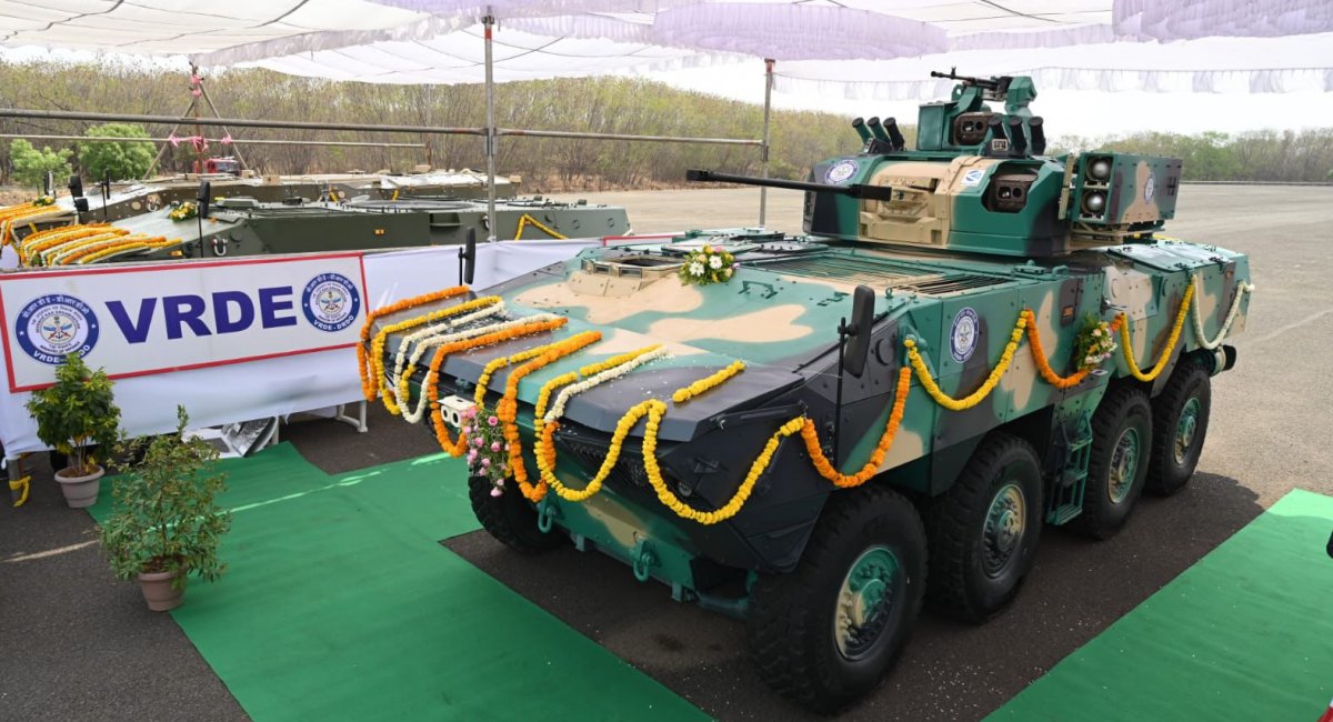 ББМ AAP у колісному варіанті. Фото: Міноборони Індії