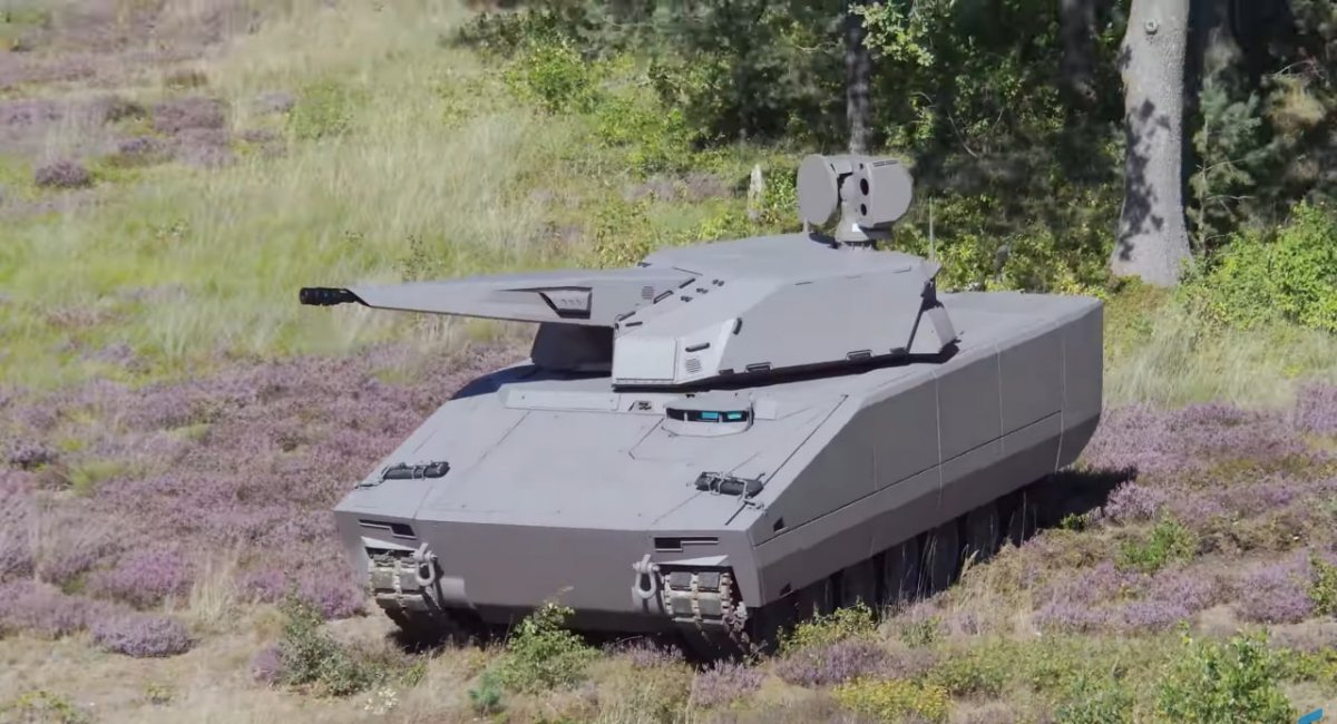 Skyranger 35 на шасі Lynx. Кадр з відео Rheinmetall