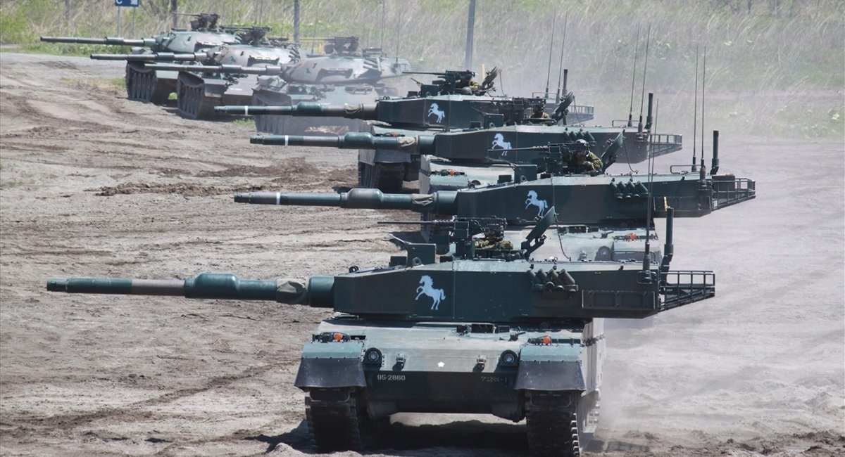 Тренування танкових підрозділів Сил самооборони Японії, фото ілюстративне