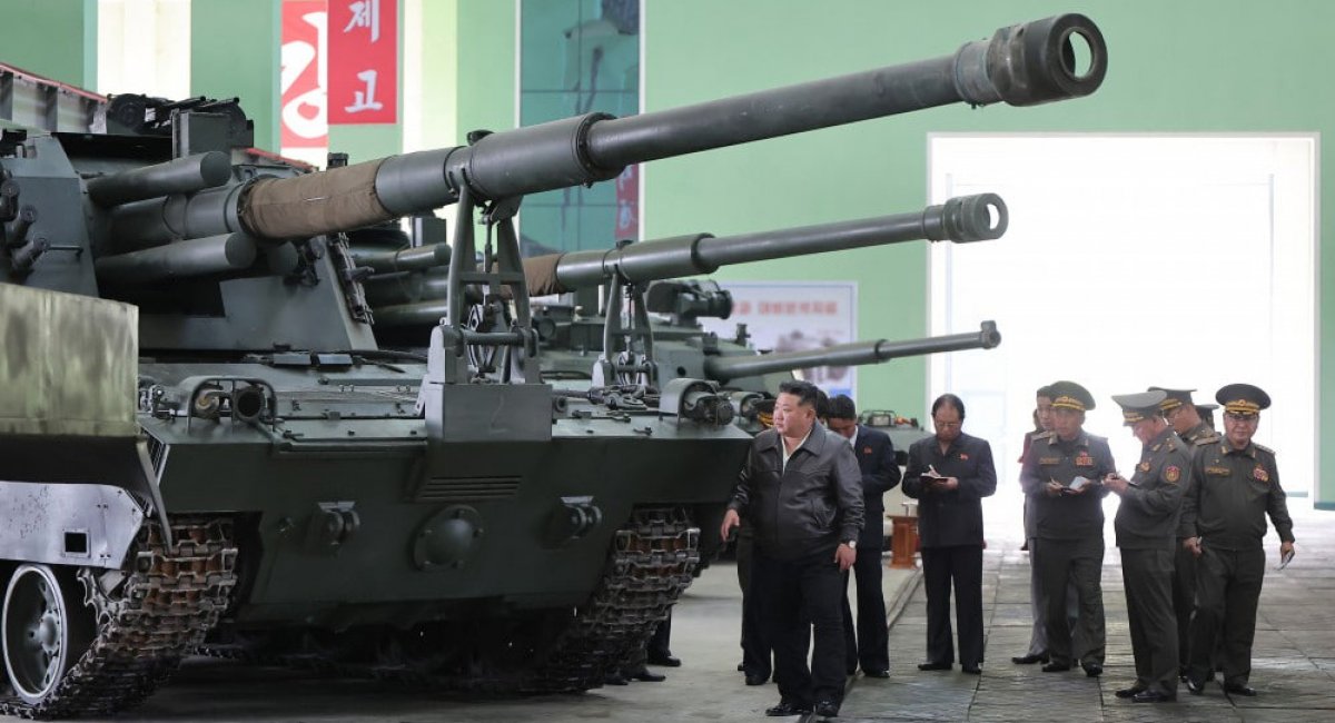 Нова 155-мм гармата-гаубиця КНДР. Фото: KCNA