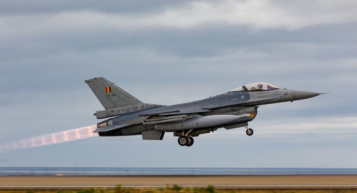 Бельгійський F-16. Фото: ПС Бельгії