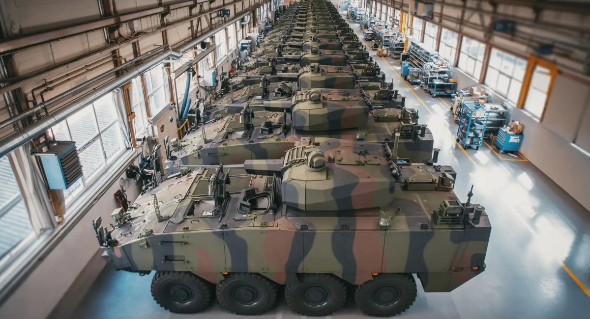 ББМ Piranha на виробництві. Фото: GDELS