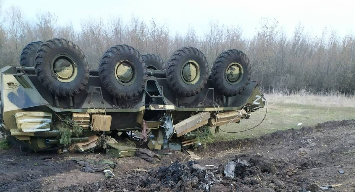 Розгром сил із складу 7-ої військової бази армії РФ, березень 2022 року, фото - оперативне командування "Схід", зображення ілюстративне