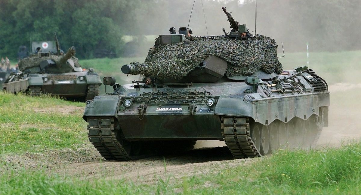 Колонна танків Leopard 1A5 бундесверу, архівне фото з відкритих джерел