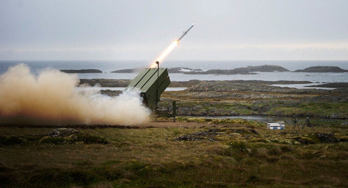 Запуск ракети AIM-120 із ЗРК NASAMS. Фото: Kongsberg