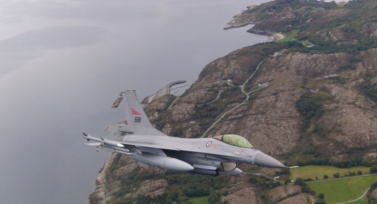 Норвезькі ВПС мають в своєму розпорядженні 57 літаків F-16