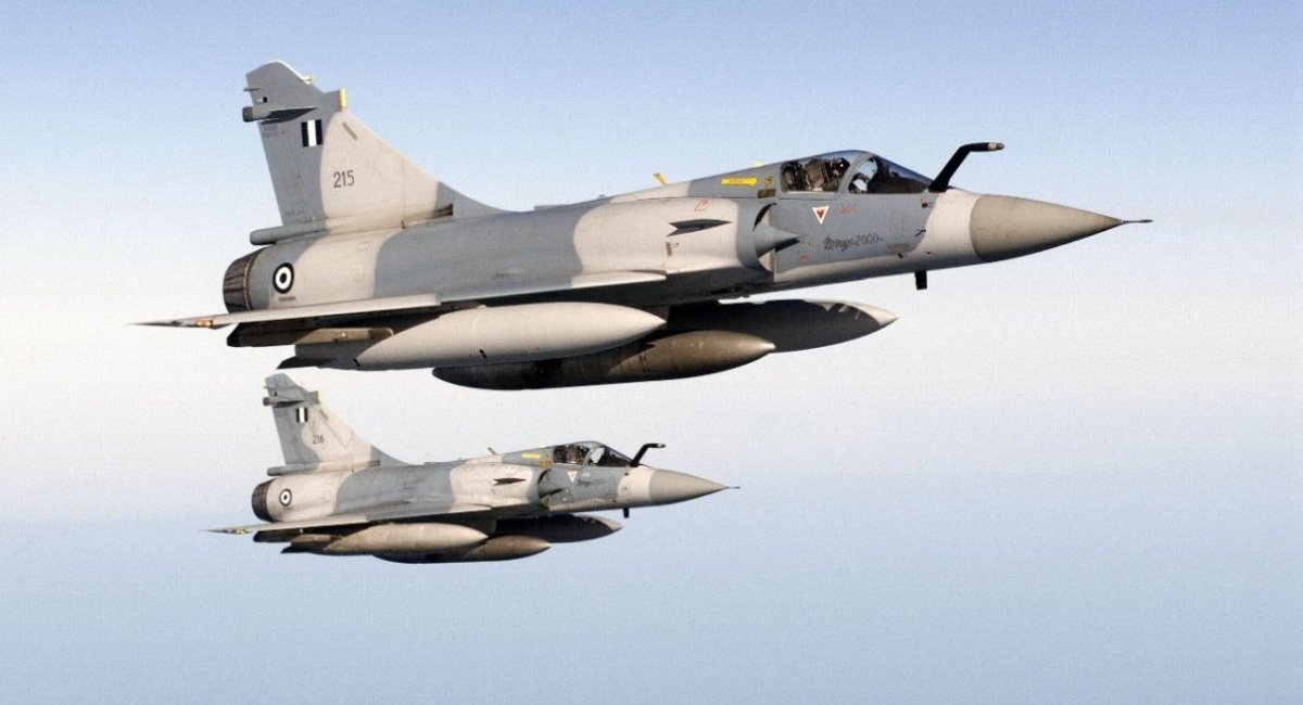 Mirage 2000-5 грецьких ВПС Фото з відкритих джерел