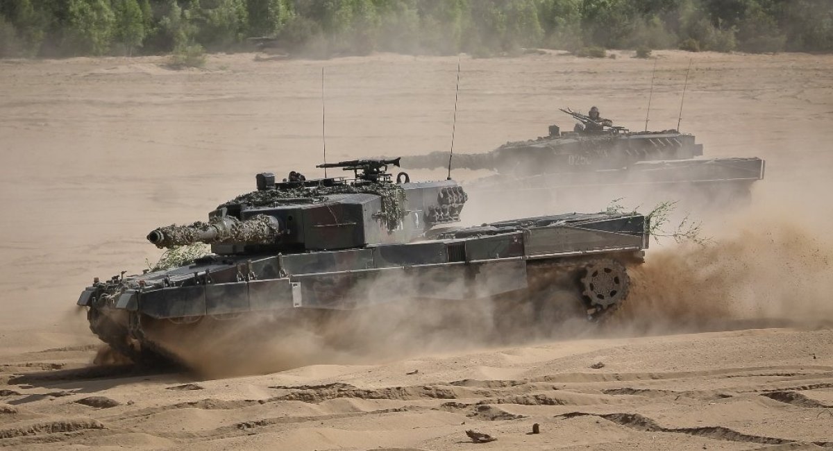 Танки Leopard 2A4 бундесверу, ілюстративне фото з відкритих джерел
