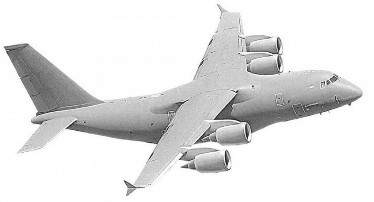 Графічний рендер проекту літака Ан-188
