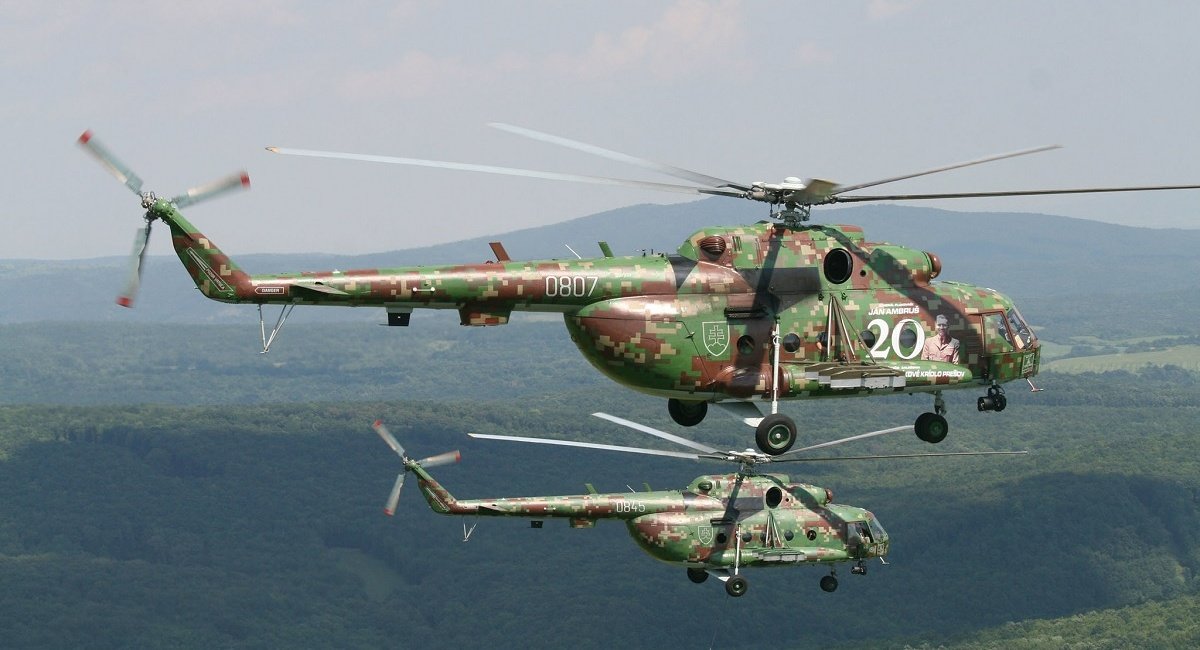 Вертольоти Мі-17 ВПС Словаччини, фото з відкритих джерел