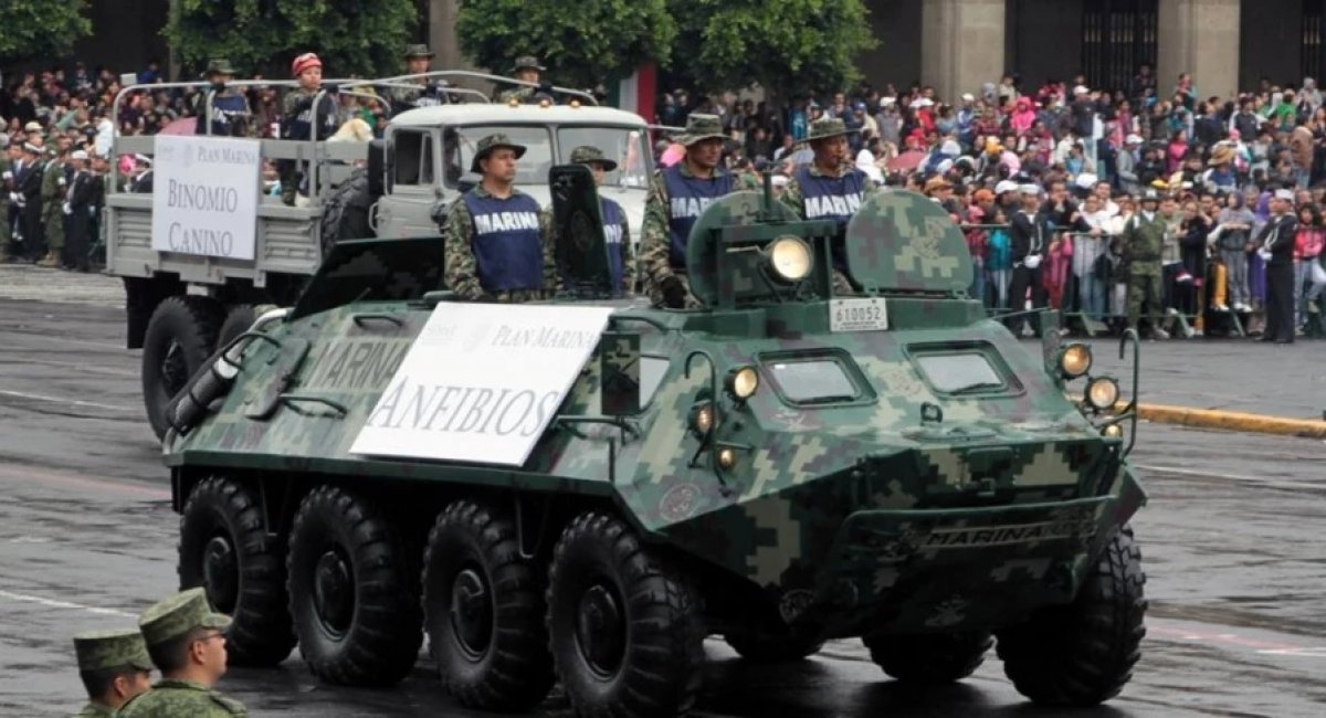 БТР-70 морської піхоти Мексики, 2018 рік, фото наводить Infodefensa
