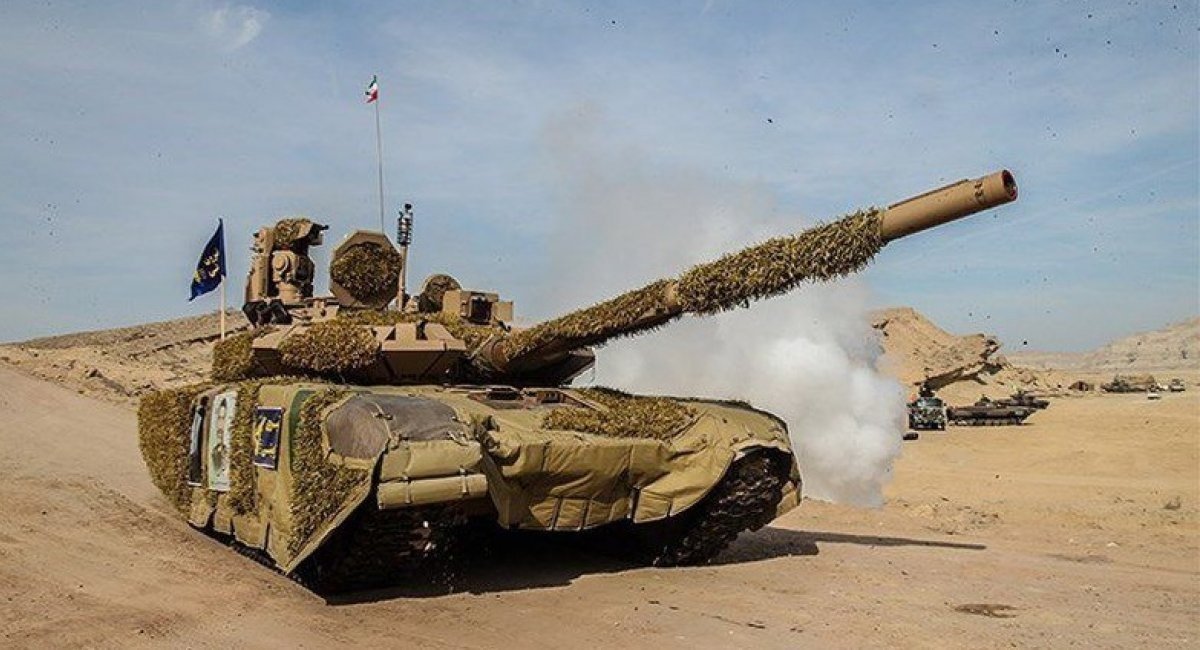 Основний бойовий танк Karrar армії Ірану, фото з відкритих джерел