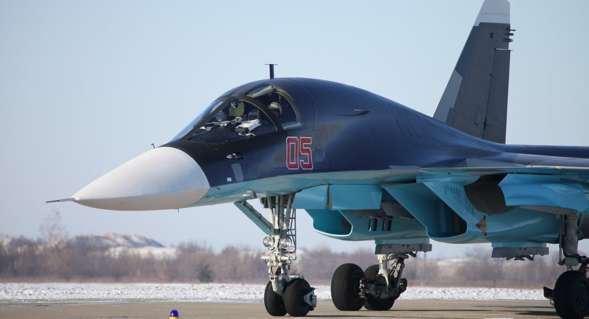 Російський фронтовий бомбардувальник Су-34, фото ілюстративне