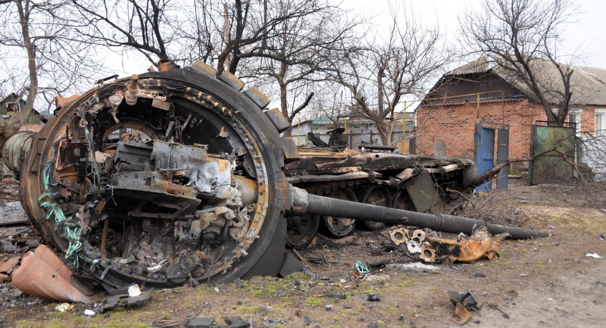 Знищений танк ворога на Харківщині