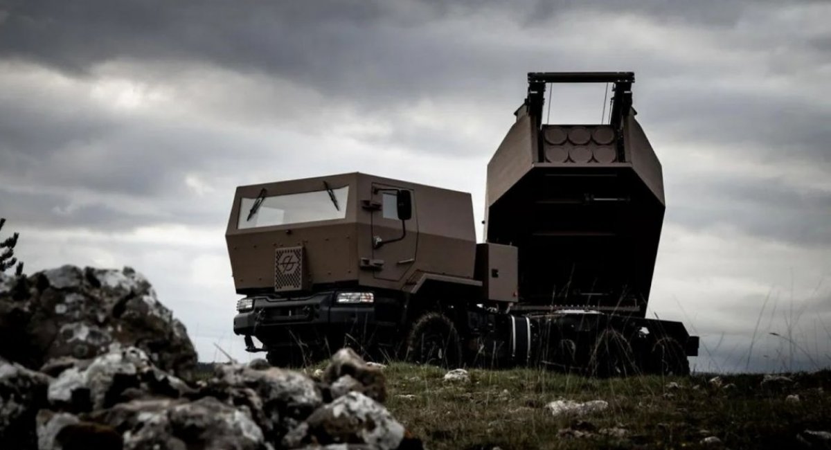 Макет РСЗВ Foudre. Фото: Turgis Gaillard