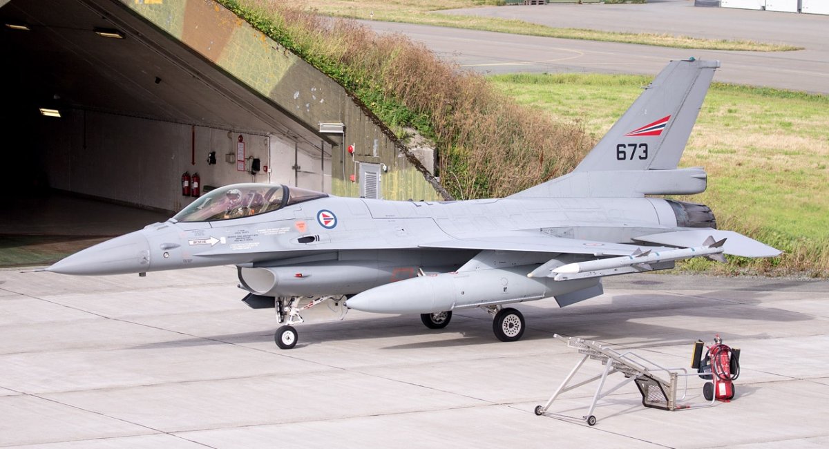 Винищувач F-16 ВПС Норвегії, ілюстративне фото з відкритих джерел