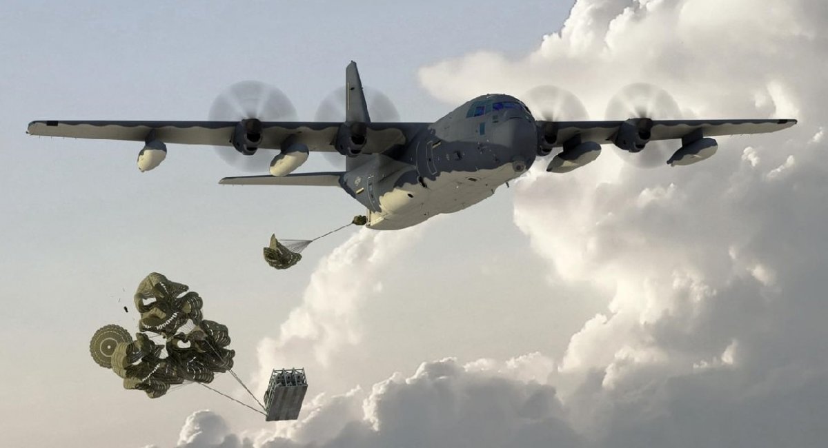 Запуск крилатих ракет AGM-158 із транспортного літака C-130 в рамках проекту Rapid Dragon, ілюстративне зображення з відкритих джерел