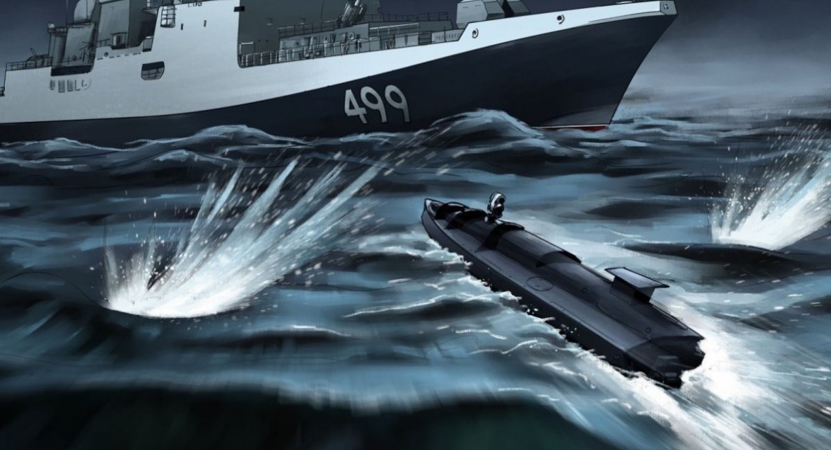 Атака морського дрона-камікадзе Сил оборони України, ілюстративне зображення з відкритих джерел