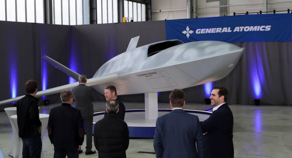 Макет БПЛА Gambit. Фото: General Atomics Europe