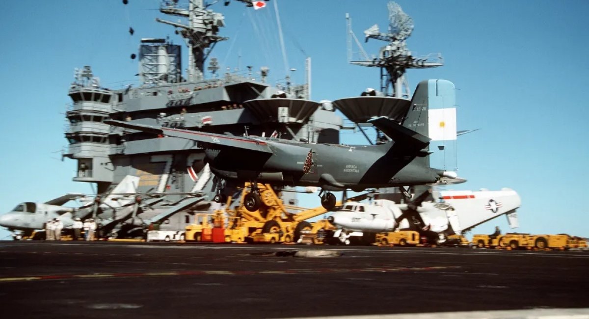 S-2 Tracker військово-морських сил Аргентини, фото ілюстративне, джерело - U.S. Navy