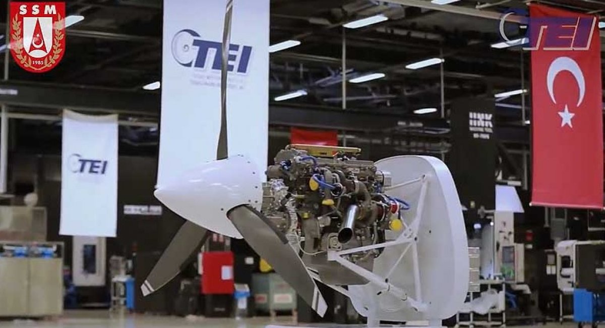 Турецький двигун TEI-PD170 потужністю 170 к.с. яким планують оснащувати безпілотники Bayraktar TB2/3 та TAI Anka