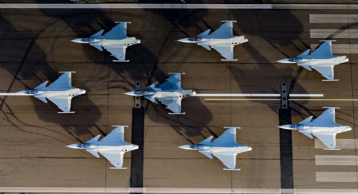 Шведський винищувач Gripen E. Фото - Saab
