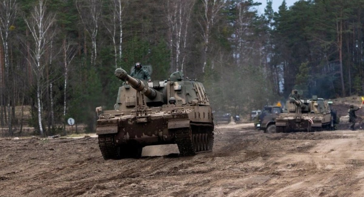 Польські артилеристи відпрацьовують застосування САУ K9 з поправкою на досвід ЗСУ, березень 2024 року, фото - Wojsko Polskie/DGRSZ