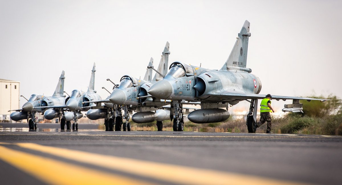 Mirage 2000-5F (всі фото: ПС Франції)