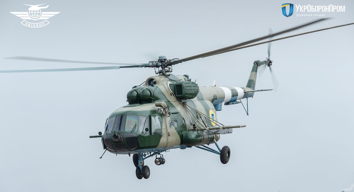 Відновлений на ДП "Авіакон" Мі-8МТ армійській авіації Сухопутних військ ЗСУ