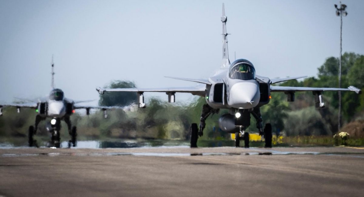 JAS 39 Gripen C ПС Угорщини (всі фото: Magyar Honvédség)