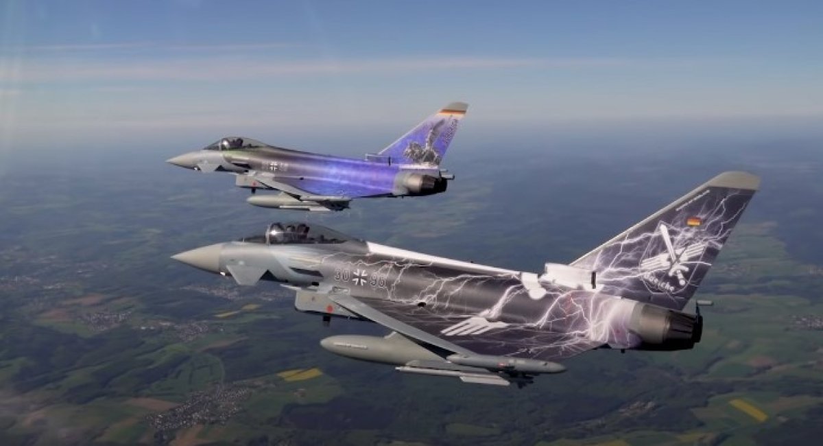 Німеччина новим дизайном Eurofighter Typhoon натякнула на модернізацію винищувача