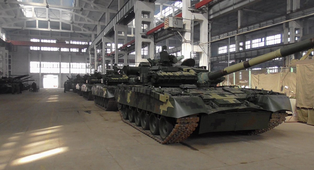 Відремонтовані та модернізовані танки ЗСУ в цеху ХБТЗ
