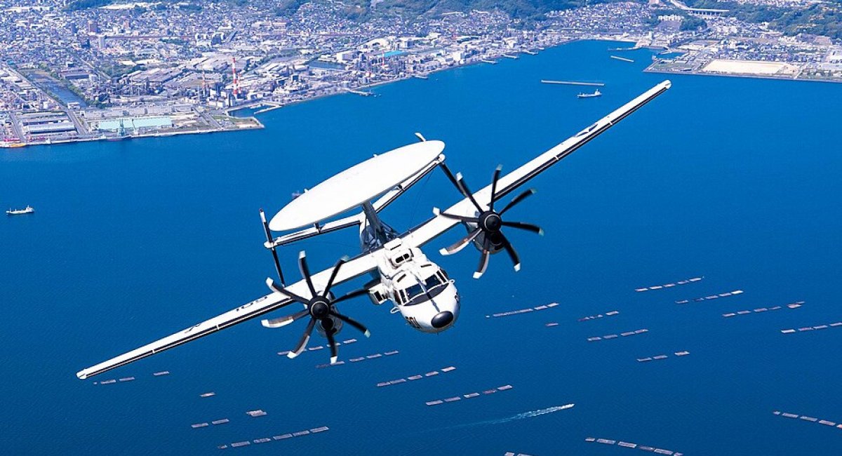 Літак ДРЛВ E-2D Сил самооборони Японії. Ілюстративне фото з відкритих джерел