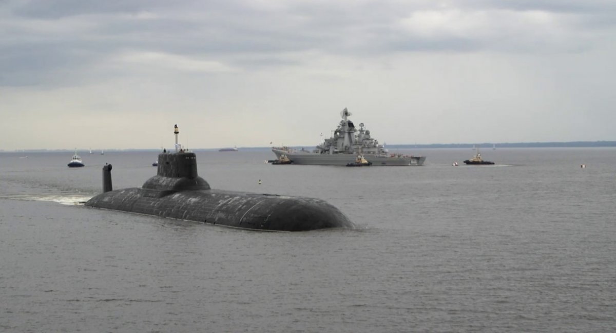 Російський підводний крейсер ТК-208 "Дмитрий Донской", ілюстративне зображення з відкритих джерел