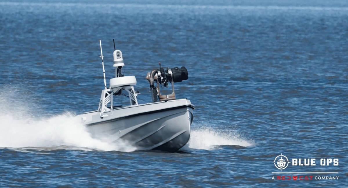 Щоб збивати "Шахеди", у США на український морський дрон Magura V7 поставили "розумну" турель Bullfrog