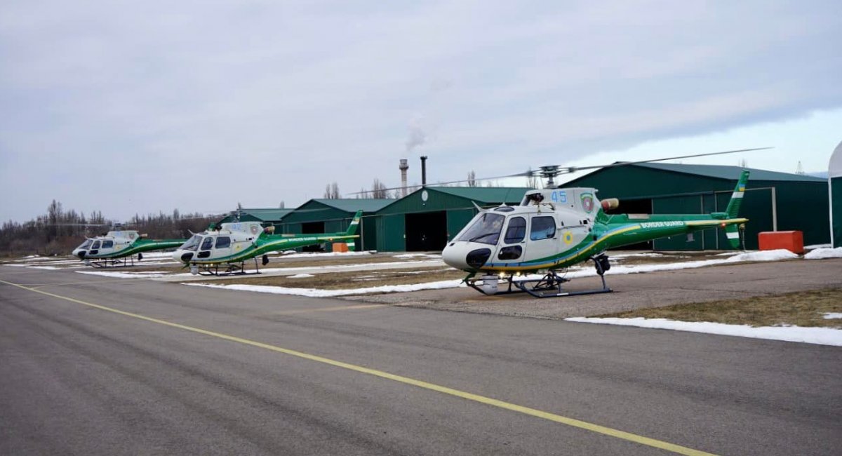 Три нових Aurbus Helicopters H125 Одеської авіаційної ескадрильї ДПСУ