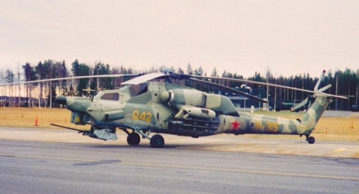 Російський Ми-28 під час випробувань у Швеції, 1995 рік, архівне зображення з відкритих джерел