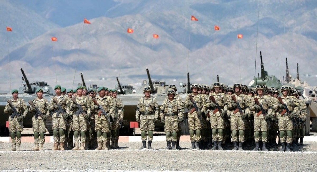 Так звані "війська ОДКБ" під час навчань в Таджикстані, жовтень 2021 року, фото з відкритих джерел