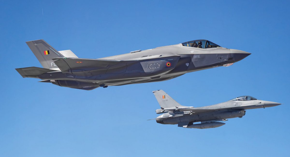 Бельгійські F-16 для України стають ближче через прибуття до Бельгії трьох нових F-35 з США