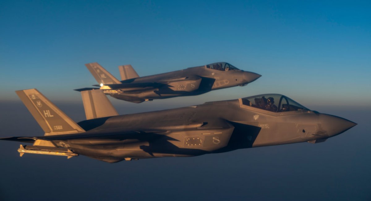 Винищувачі 5-го покоління F-35A. Фото: US DoD