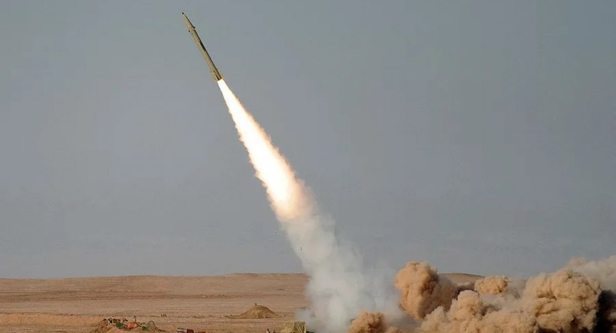 Пуск іранської балістичної ракети Fateh-110