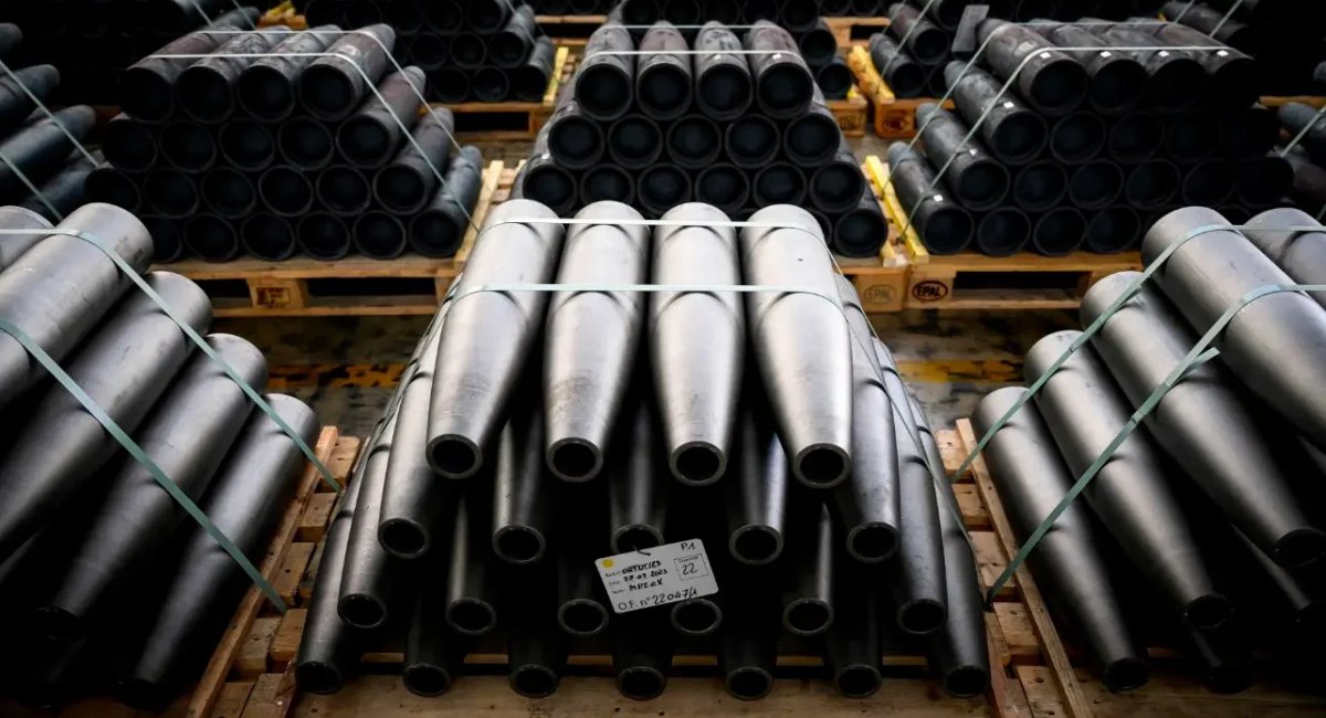 155 мм снаряди. Фото: Niewiadów Polska Grupa Militarna