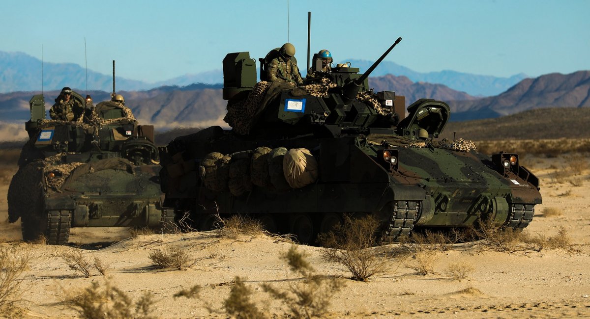 БМП M2A4 Bradley​ 2-ої бронетанкової бригади (фото: US DoD)