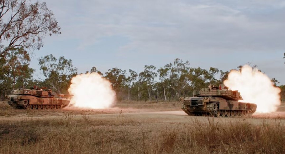 Австралійські M1A1 Abrams, архівне фото від Australian Defence