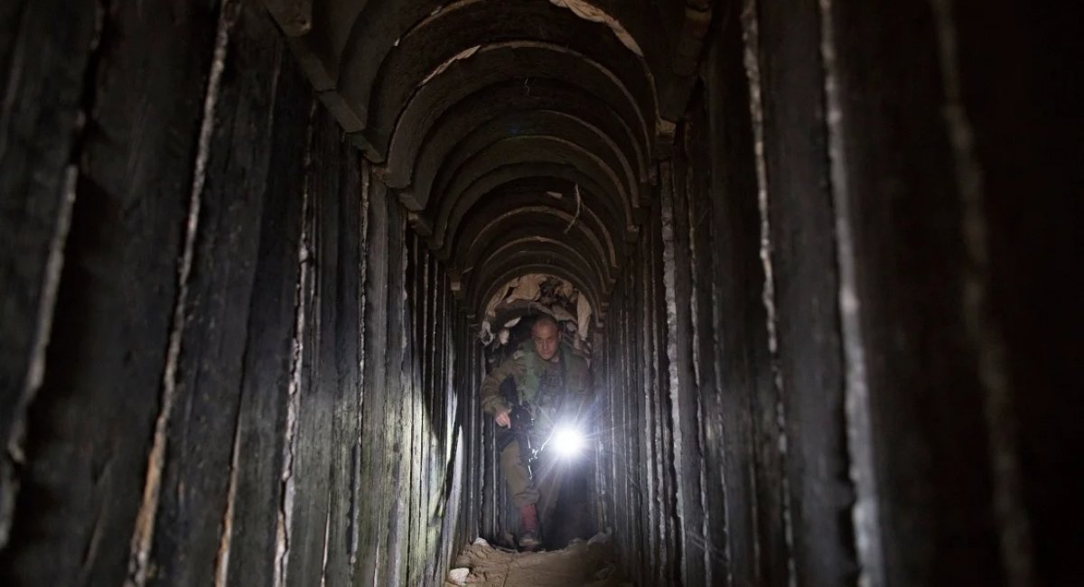 Один з туннелів ХАМАС (фото: The New York Times)