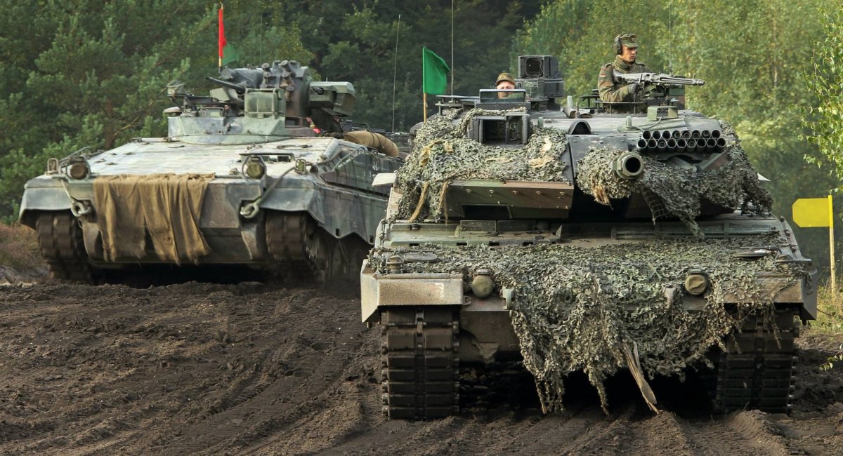 Leopard 2​ та БМП Marder (всі фото Bundeswehr)