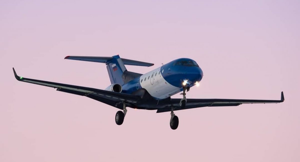 Російський Як-40 із американськими двигунами TFE731, архівне фото з відкритих джерел