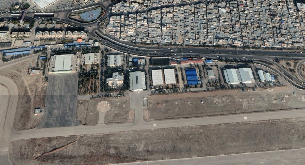 Завод з виробництва Shashed-136 та інших дронів у місті Ісфахан 