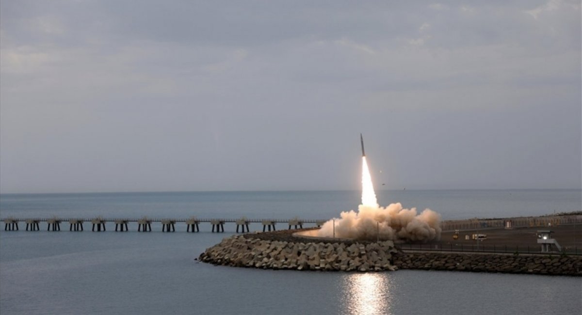 Ілюстративне фото з випробувального пуску балістичної ракети Tayfun невідомо якої версії в травні 2023 року. Фото - Anadolu