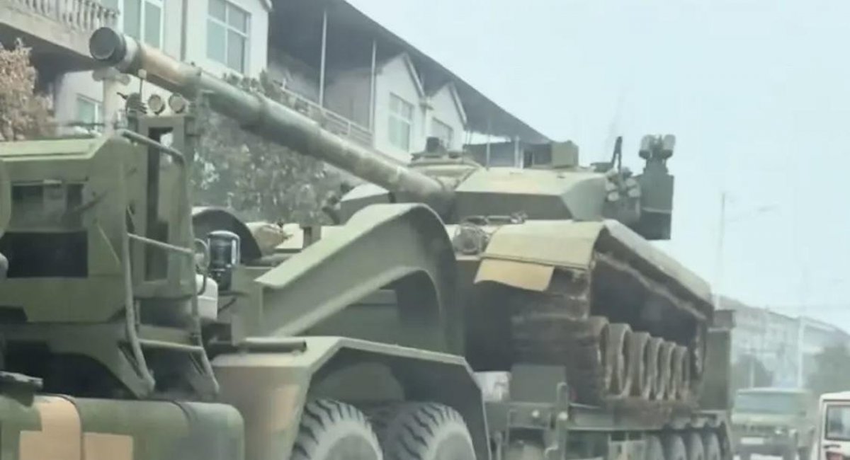 Танк Type 96 з КАЗ. Фото: @Sam_Cranny з X/Twitter